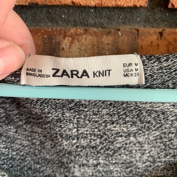 Zara Gray Knit Sweater - Picture 3 of 3